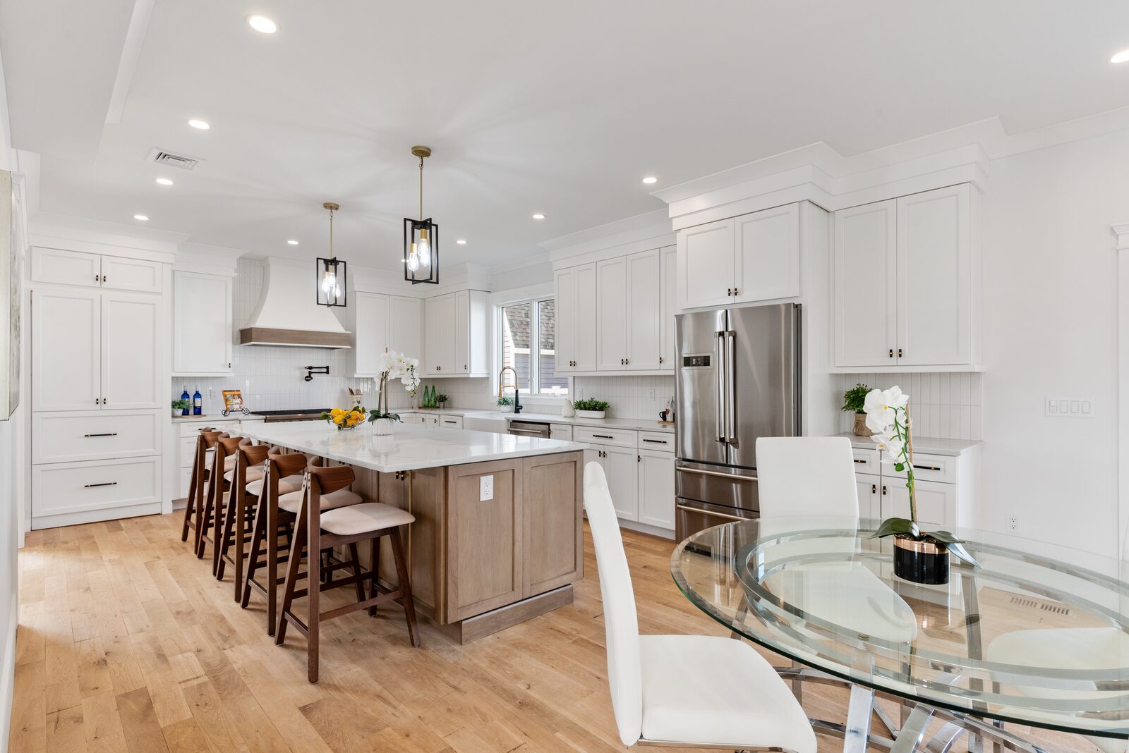 Renovated kitchen with custom cabinetry, view 114