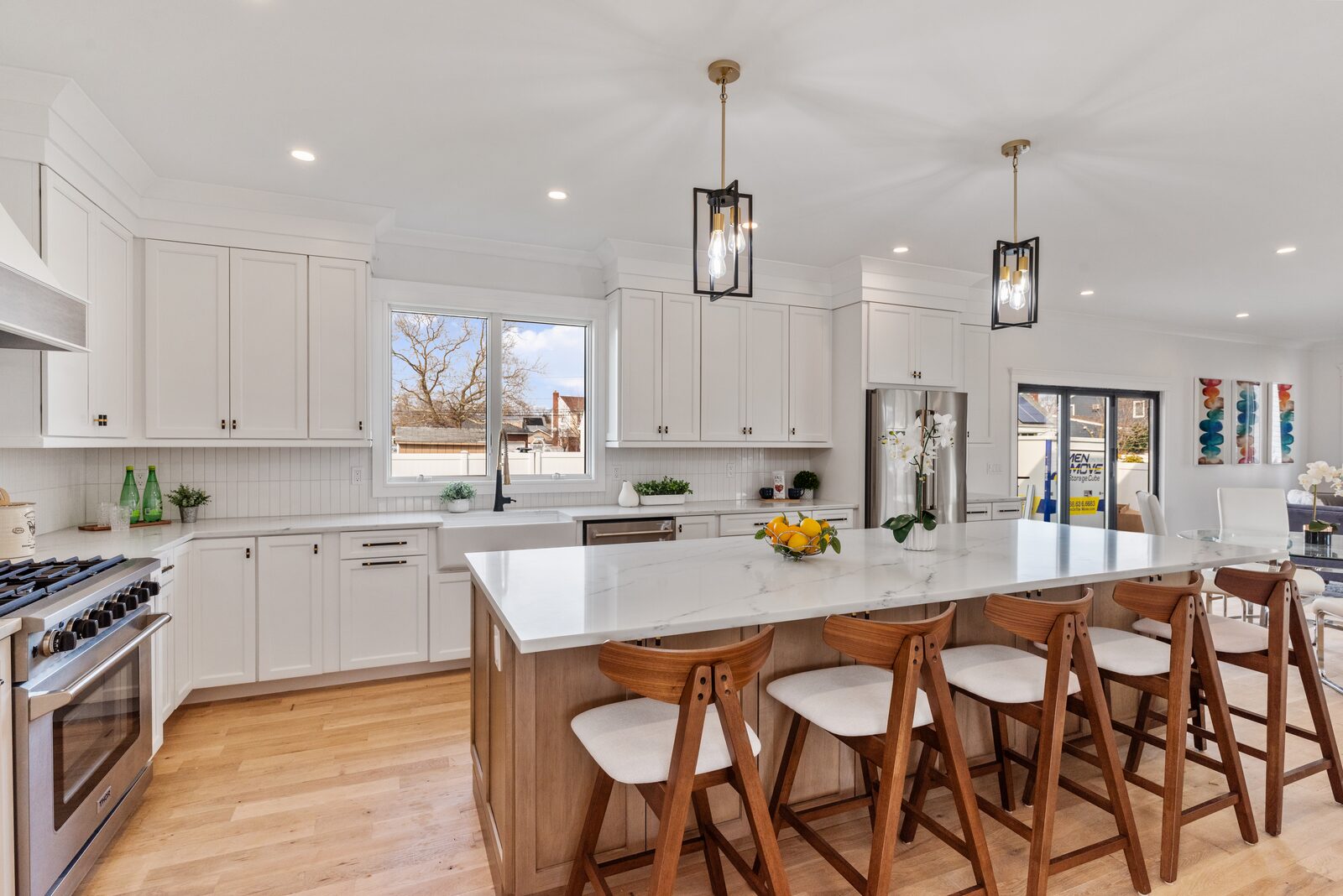 Renovated kitchen with custom cabinetry, view 117