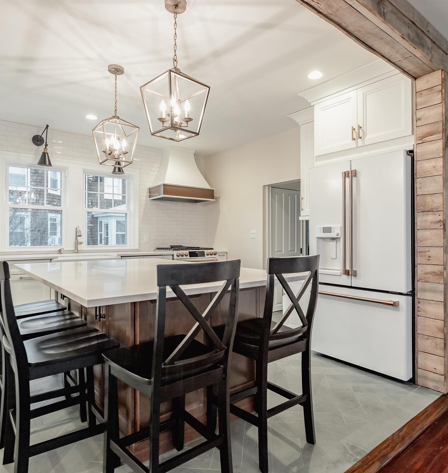 Renovated kitchen with custom cabinetry, view 148